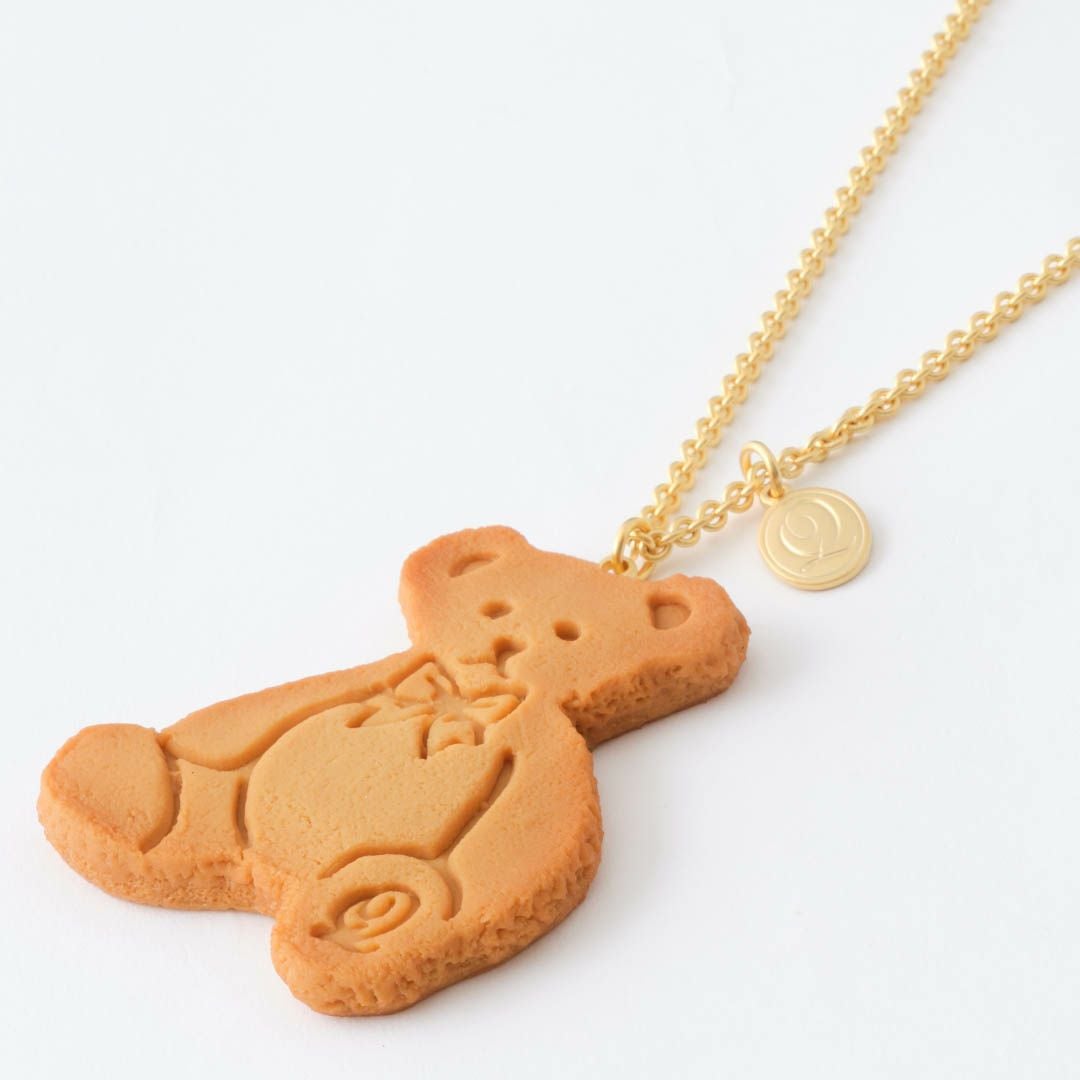 テディベア 焼きたてクッキー ネックレス(プレーン) | Q-pot. ONLINE SHOP