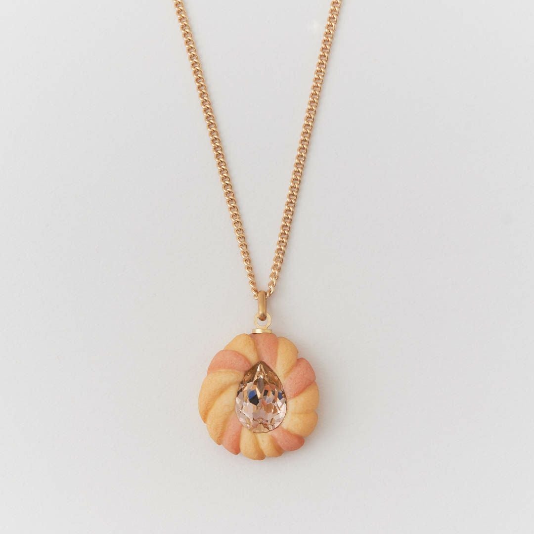 ジュエルクッキー ネックレス ローズ | Q-pot. ONLINE SHOP
