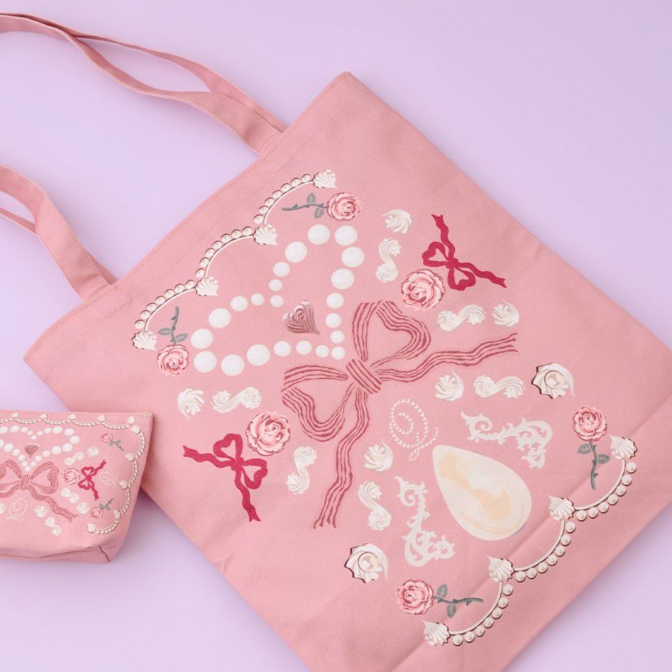 シェリー　マーベル・ルーシー・アトウェル　プレート　ピンク　アンティーク　レア リトルレディ トートバック | Q-pot. ONLINE SHOP