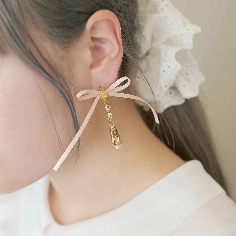 バレリーナ トウシューズピアス | Q-pot. ONLINE SHOP
