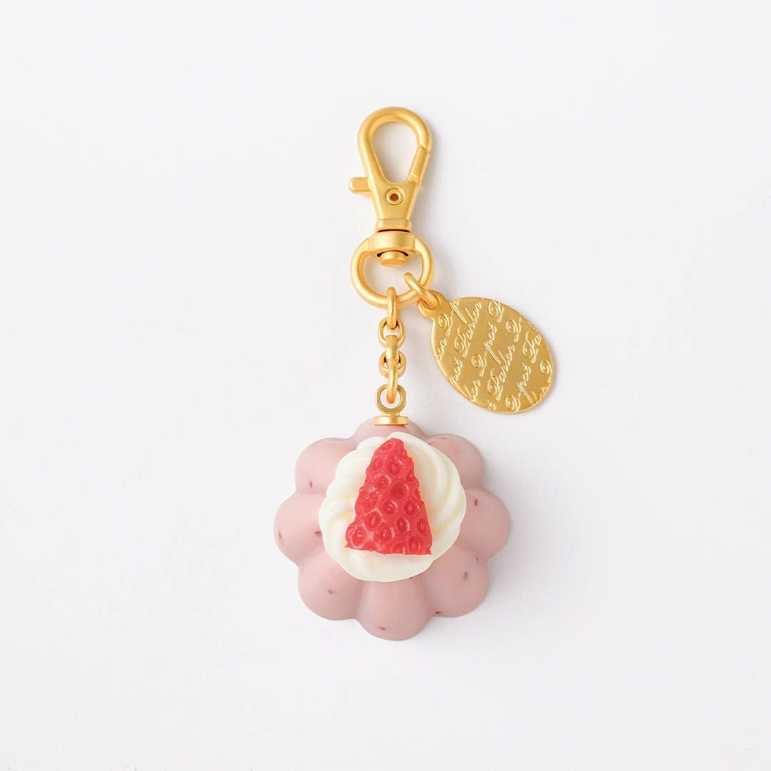 店舗限定商品】フレッシュストロベリー バッグチャーム（ピンク） | Q
