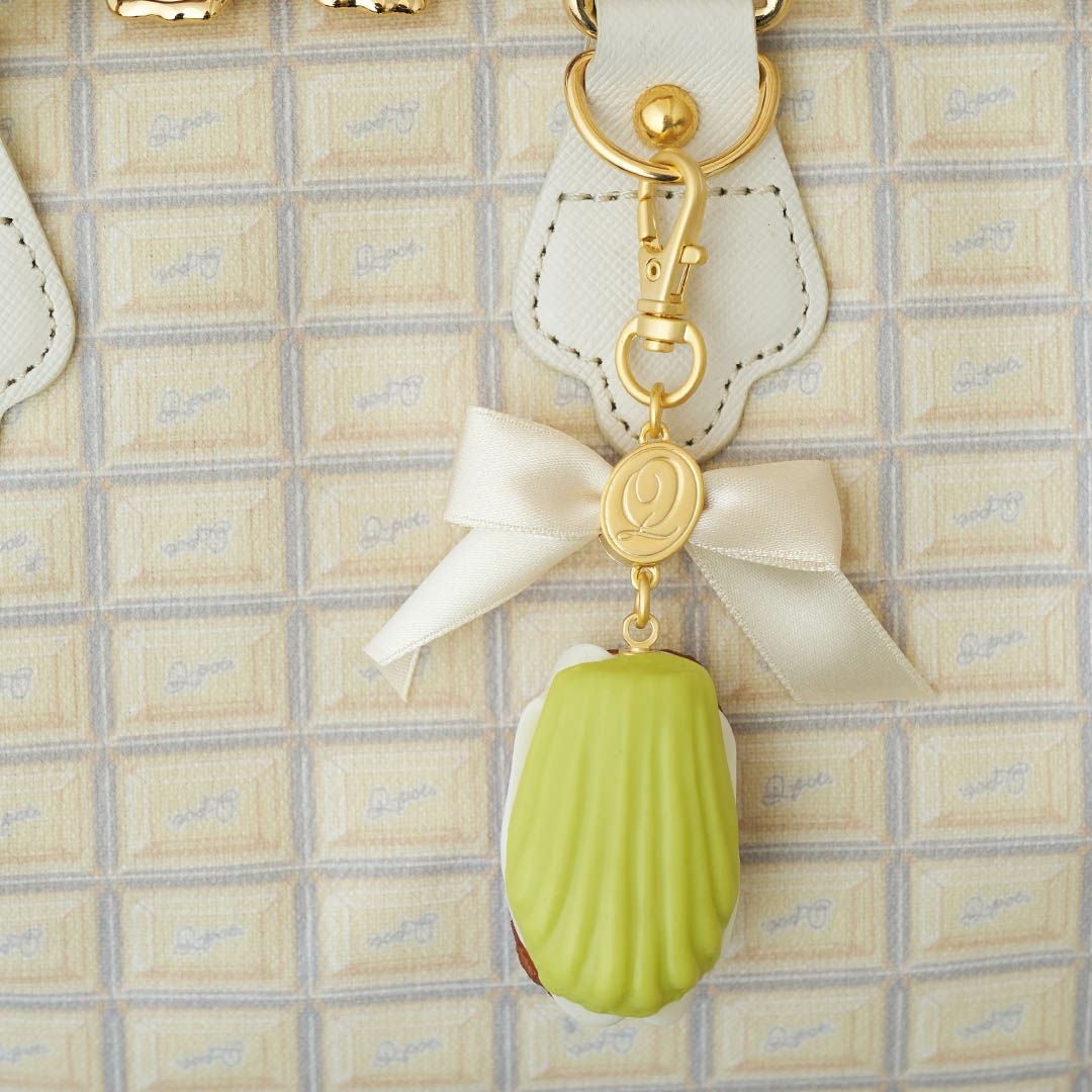 バレエコア リボン　グリーン　バッグチャーム