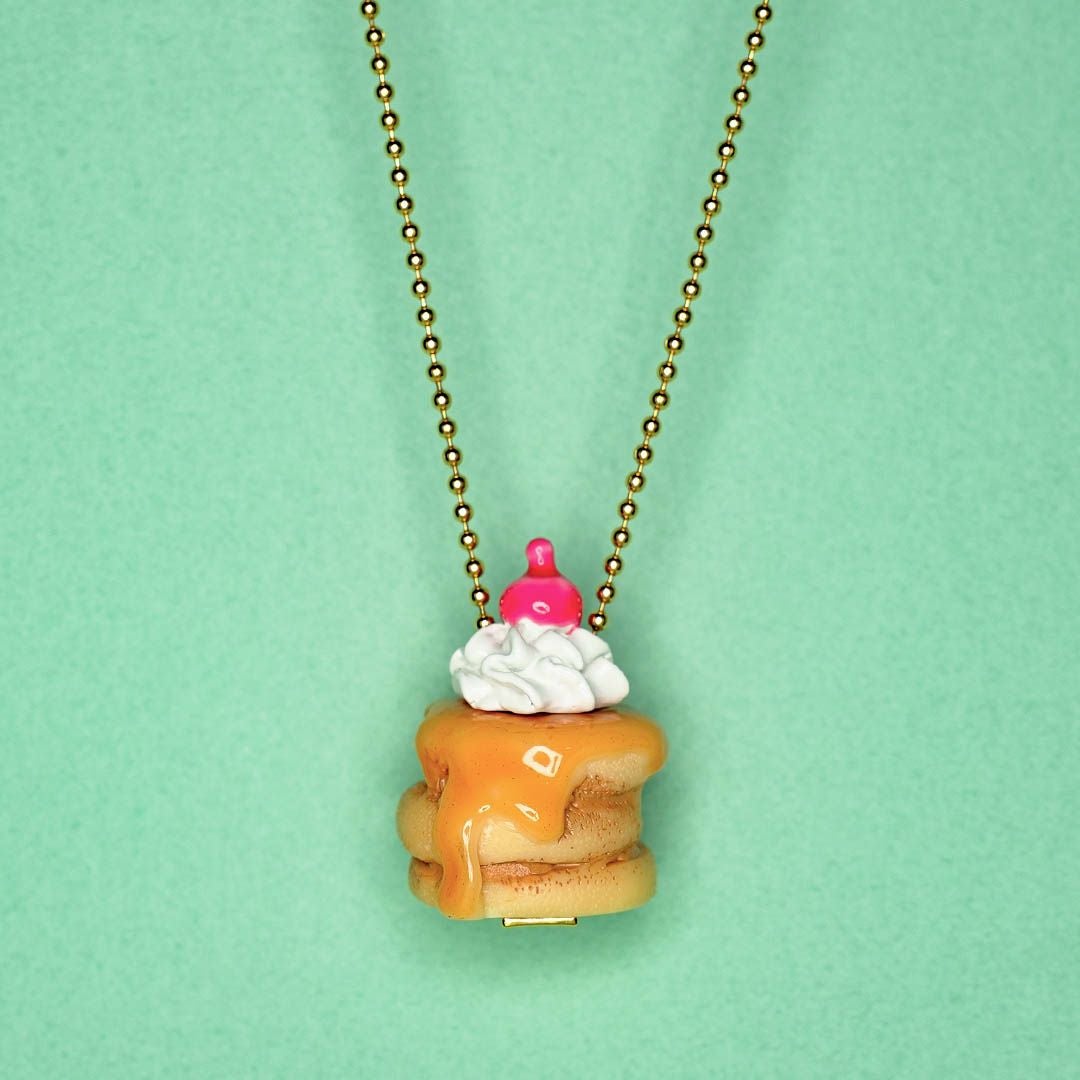 Q-potパンケーキシロップアイス乗せネックレス ホームメイドパンケーキ シロップ チャーム | Q-pot. ONLINE SHOP
