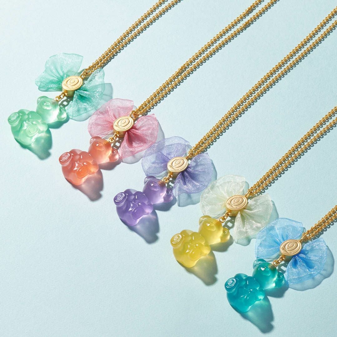 グミベア様♥オーダー＊Hand＊made♥ テディベアグミ ネックレス(ミント) | Q-pot. ONLINE SHOP