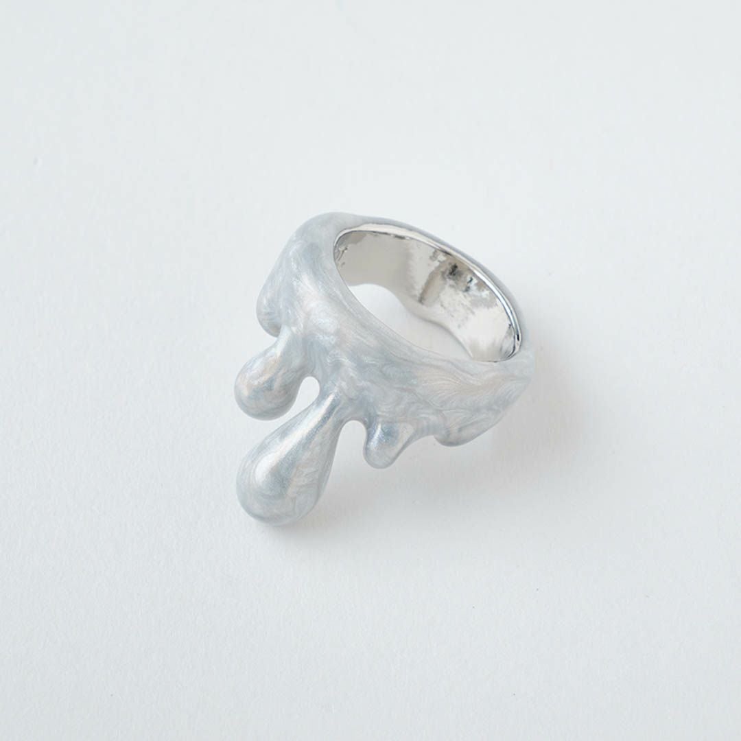 残り1点】メルトリング（シルバーマーブル） | Q-pot. ONLINE SHOP