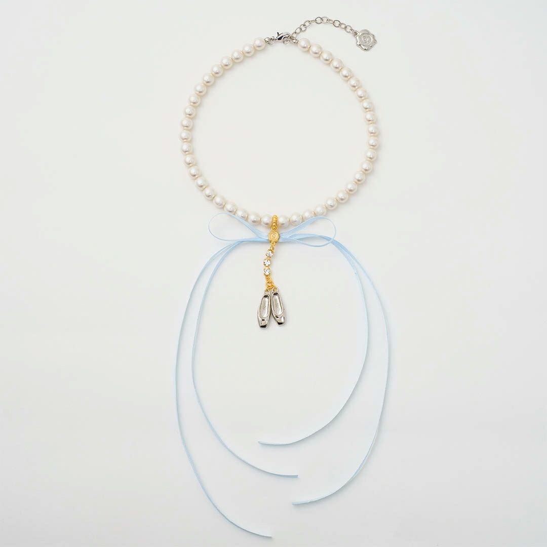 バレリーナ トウシューズネックレス(白鳥) | Q-pot. ONLINE SHOP