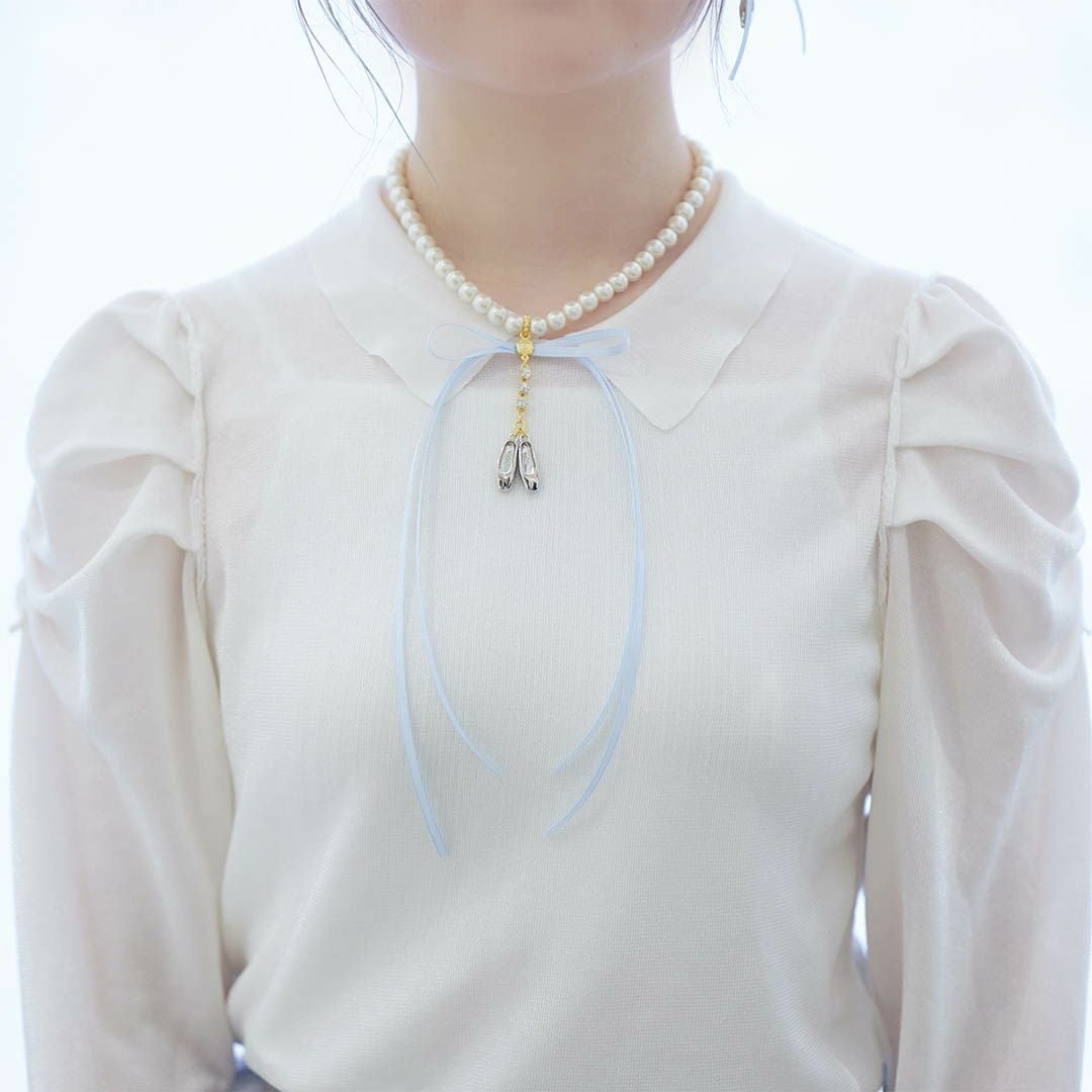 バレリーナ トウシューズネックレス(白鳥) | Q-pot. ONLINE SHOP