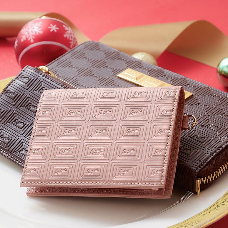 ストロベリーチョコレートバー フラップショートウォレット（財布 
