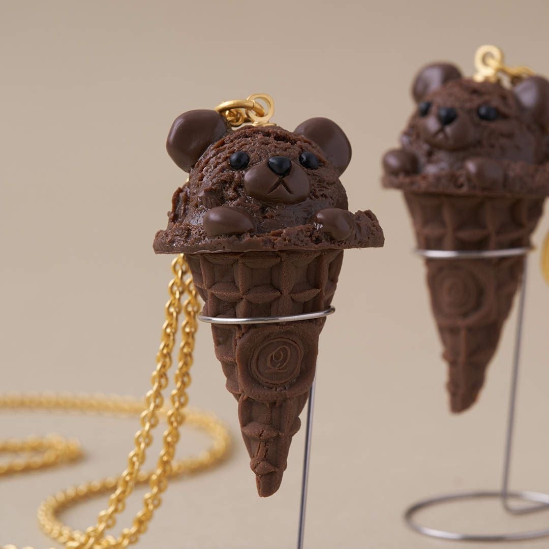 チョコレートベア アイス コーン ネックレス | Q-pot. ONLINE SHOP