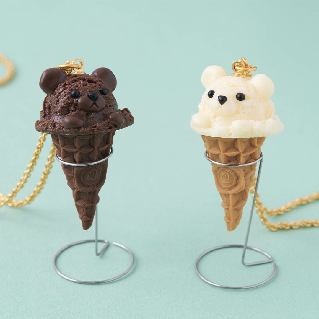 チョコレートベア アイス コーン ネックレス | Q-pot. ONLINE SHOP