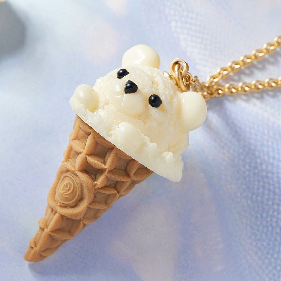 先行発売】シロクマ アイス コーン ネックレス | Q-pot. ONLINE SHOP