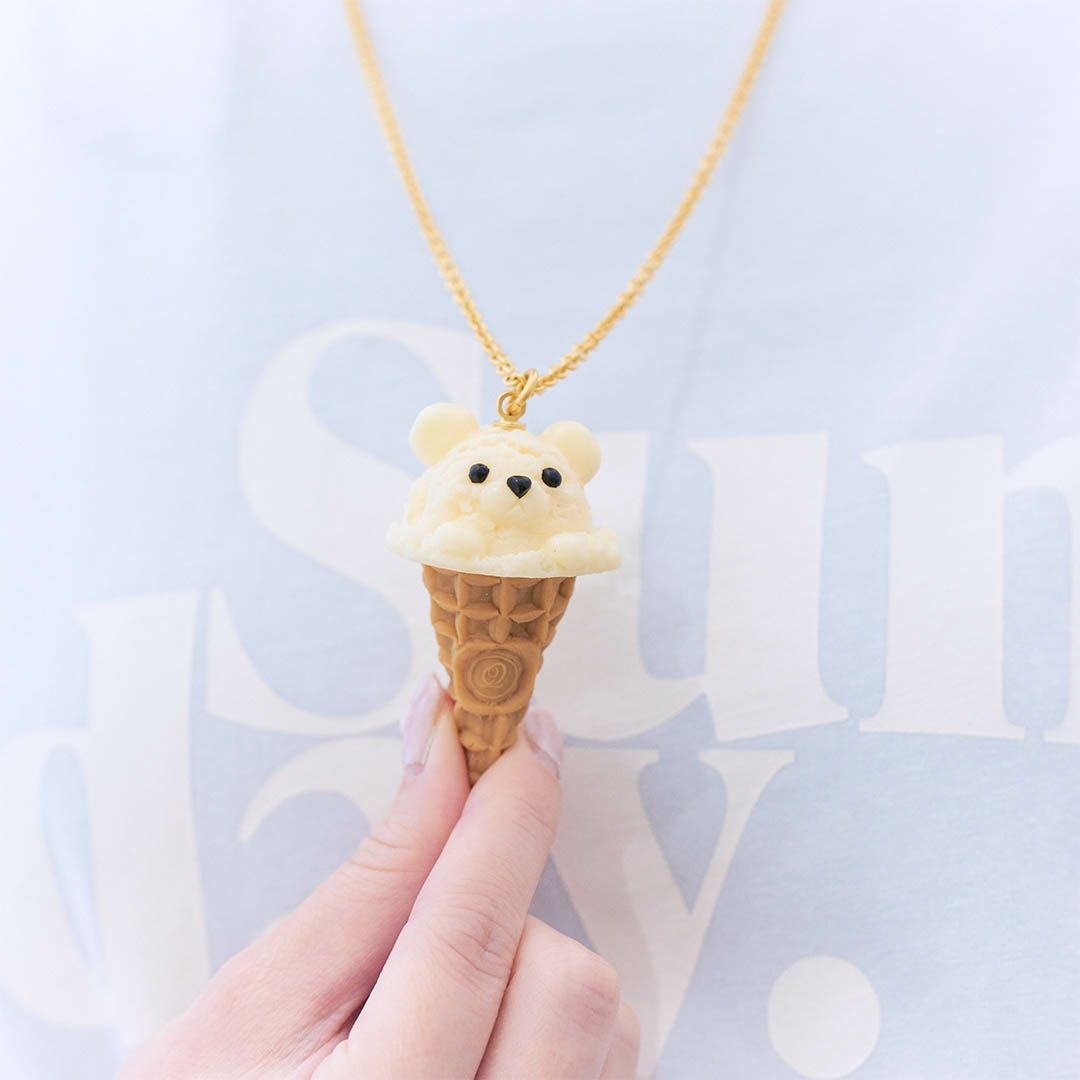 先行発売】シロクマ アイス コーン ネックレス | Q-pot. ONLINE SHOP