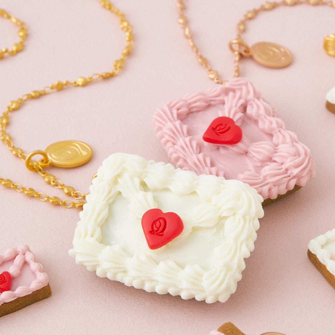 ラブレターケーキ ネックレス（ストロベリー） | Q-pot. ONLINE SHOP
