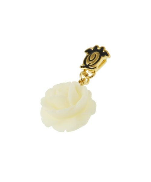 Q 白バラのブーケ チャーム | Q-pot. ONLINE SHOP