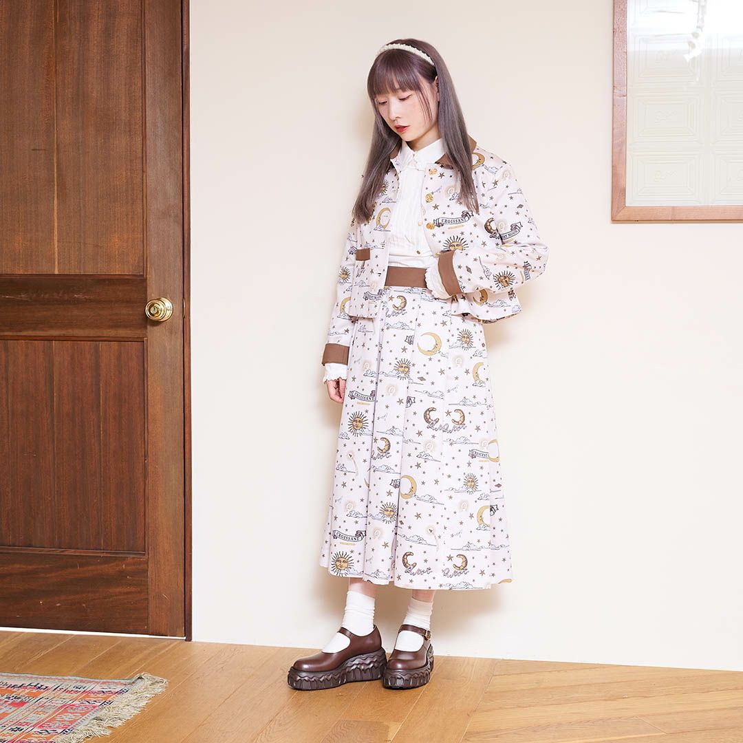 クロワッサンと三日月の夢 ジャケット（アイボリー） | Q-pot. ONLINE SHOP