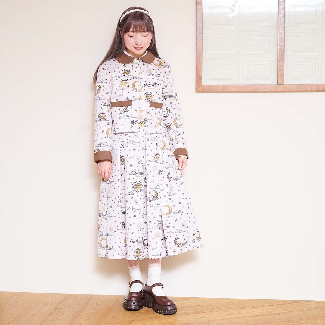 クロワッサンと三日月の夢 ジャケット（アイボリー） | Q-pot. ONLINE SHOP