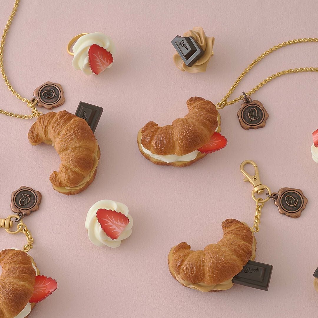 コーヒー チョコ ピアス ホイップ ホイップクリーム＆ストロベリー ピアス | Q-pot. ONLINE SHOP