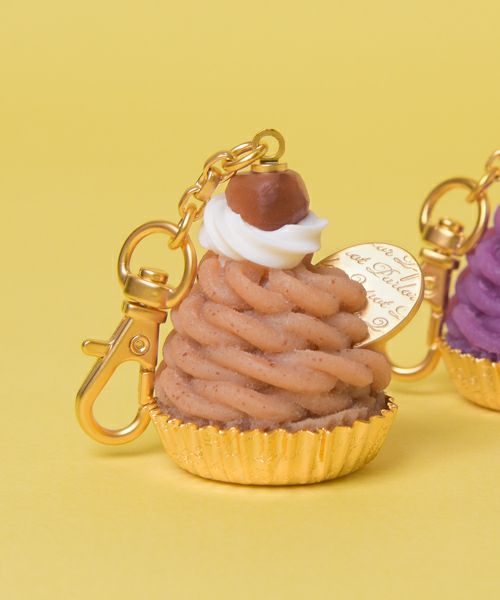 和栗のモンブランカップケーキ バッグチャーム | Q-pot. ONLINE SHOP 和栗のモンブランカップケーキ バッグチャーム | Q-pot. ONLINE SHOP