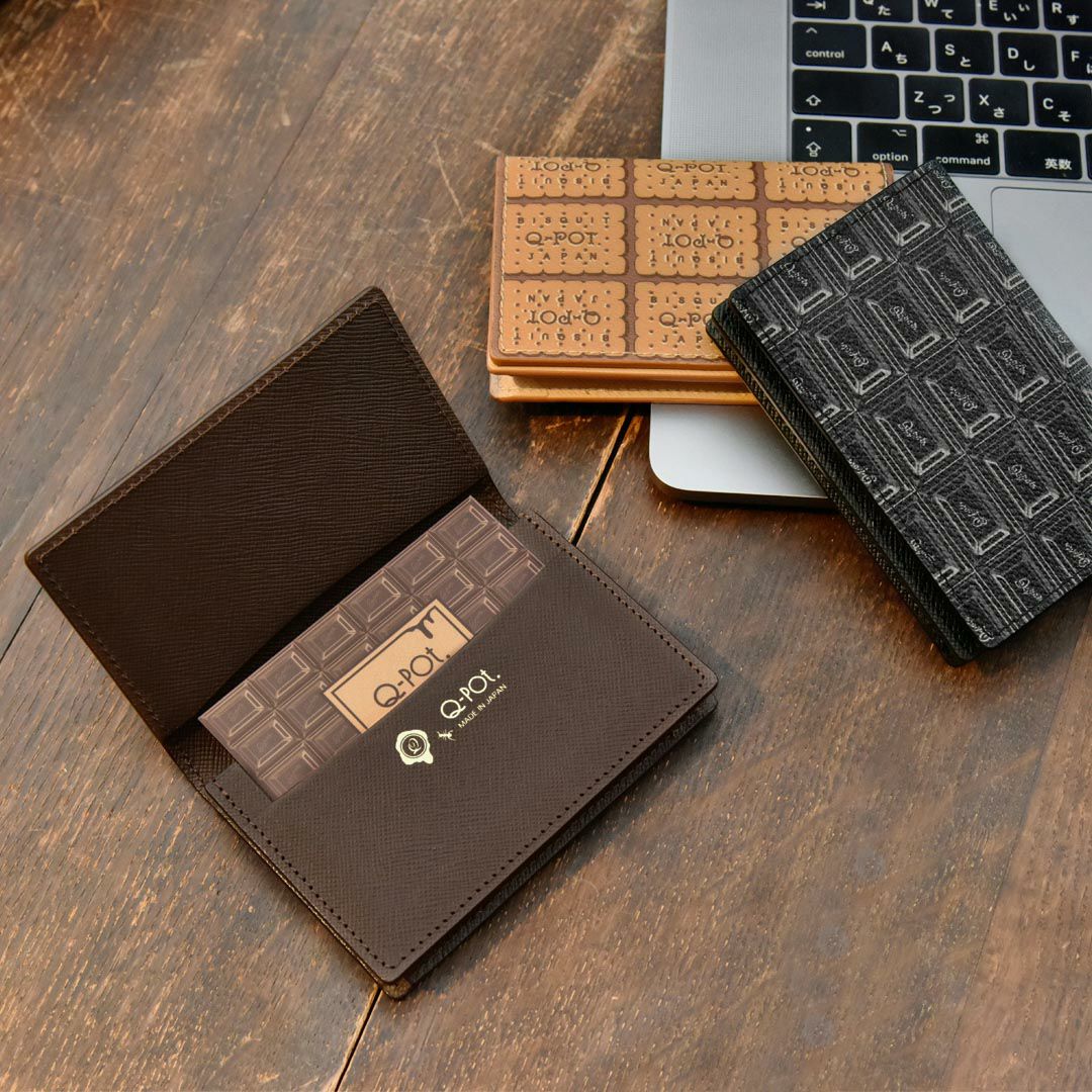 Q-pot 板チョコ カードケース 名刺入れ ビターチョコレートカードケース（名刺入れ） | Q-pot. ONLINE SHOP