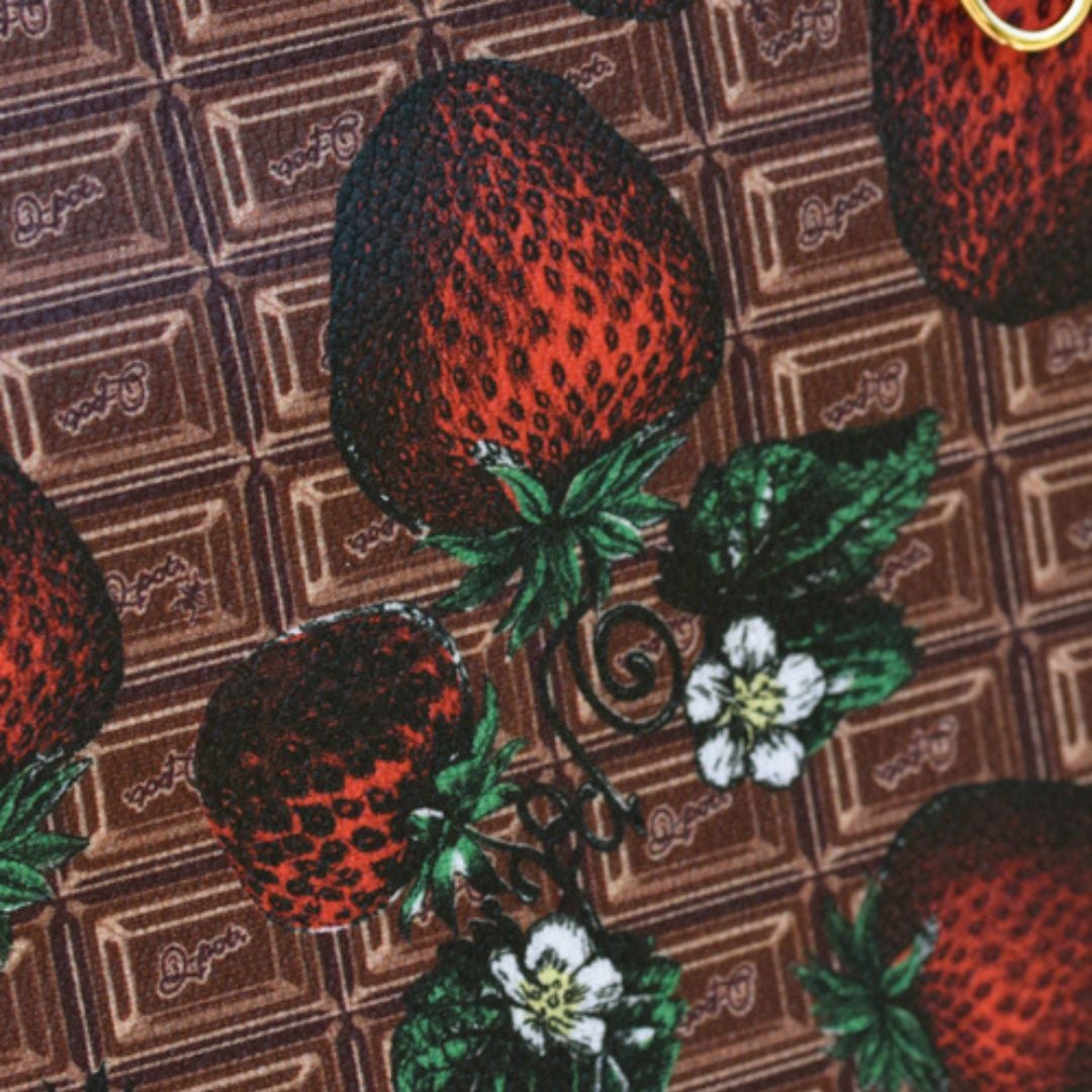チョコレート×ストロベリー ジップトートバッグ | Q-pot. ONLINE SHOP