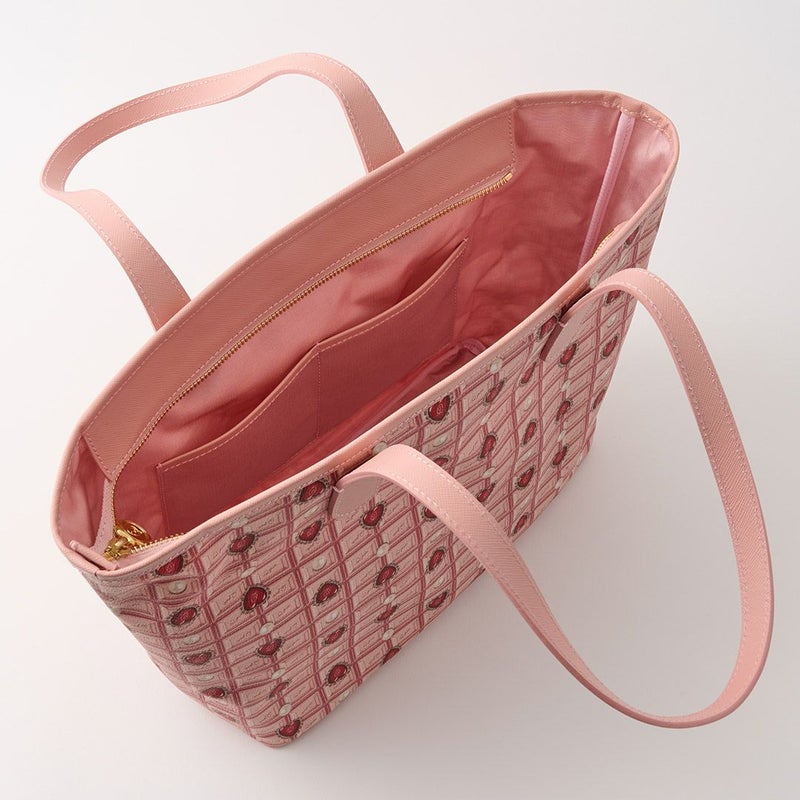 ハートストロベリーチョコレート ジップトートバッグ | Q-pot. ONLINE SHOP