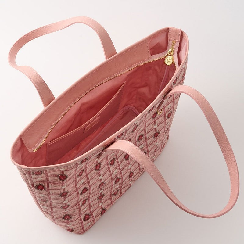 ハートストロベリーチョコレート ジップトートバッグ | Q-pot. ONLINE SHOP