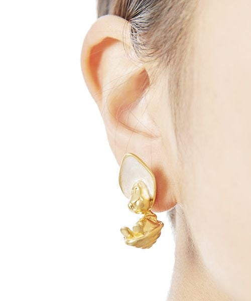 ヤングオイスター/パール ピアス【ディズニー アクセサリー】【ふしぎ 