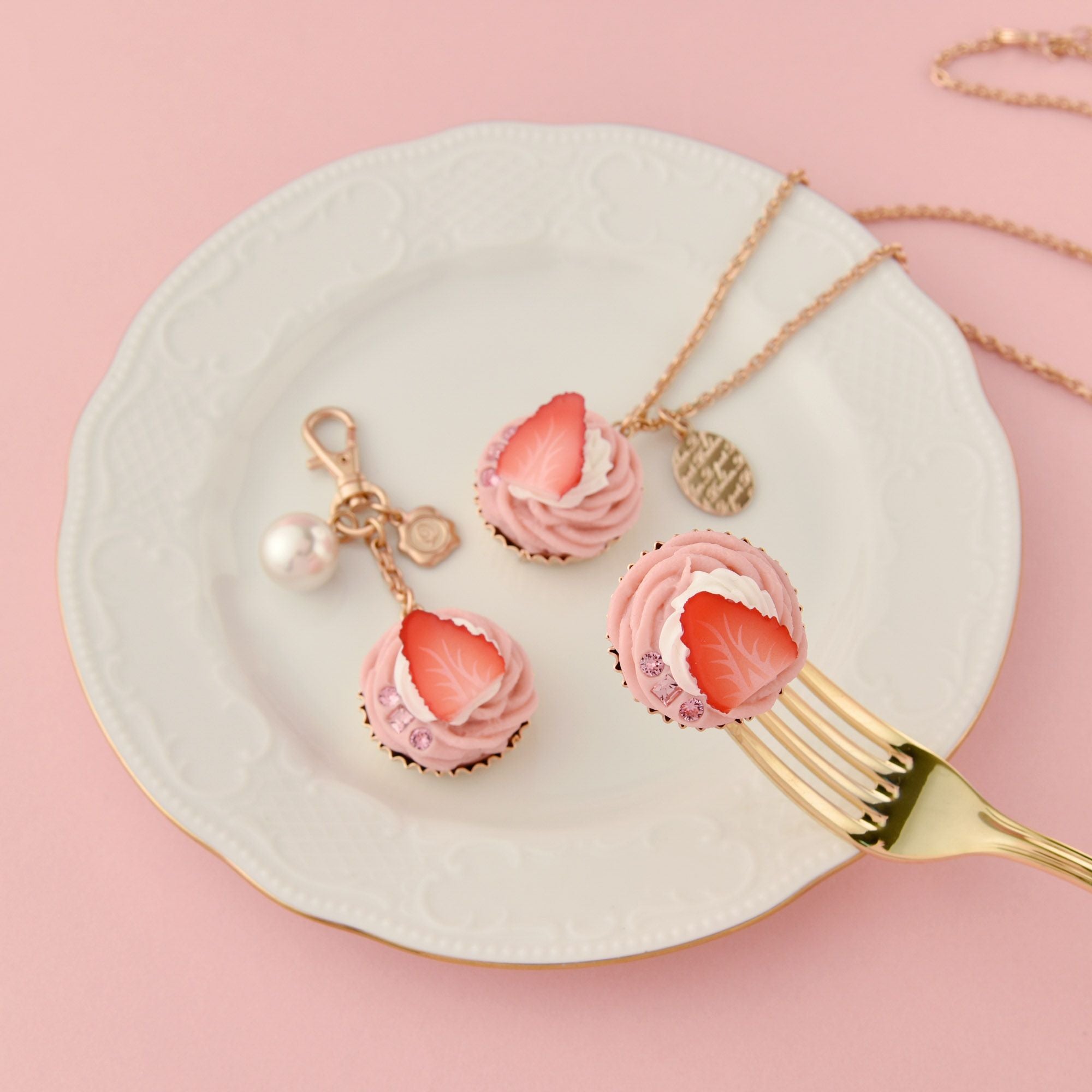 ストロベリーモンブラン ネックレス | Q-pot. ONLINE SHOP