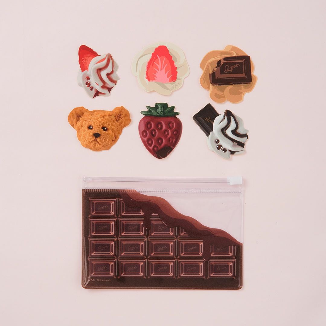 Chocolate Pouch】フレークシールセット | Q-pot. ONLINE SHOP