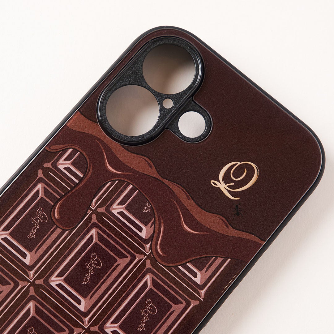 メルティーチョコレート ハードガラスケース-iPhone17 | Q-pot. ONLINE