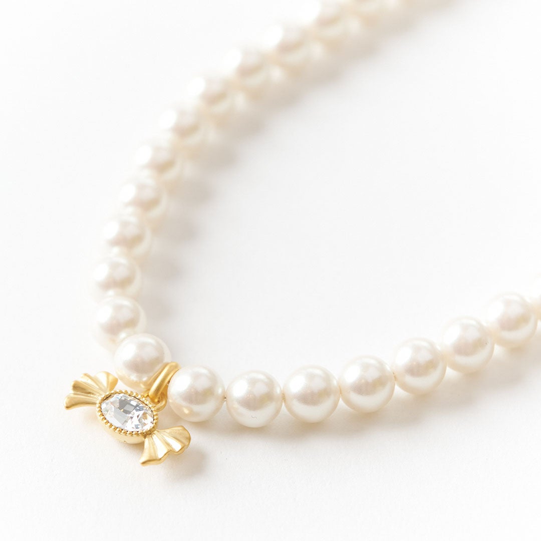 クリスタルジュエルキャンディー パールネックレス | Q-pot. ONLINE SHOP