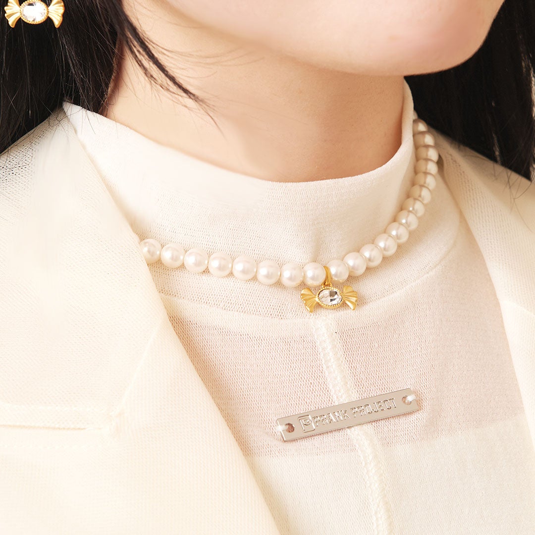 クリスタルジュエルキャンディー パールネックレス | Q-pot. ONLINE SHOP