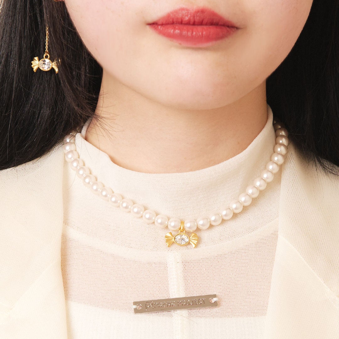 クリスタルジュエルキャンディー パールネックレス | Q-pot. ONLINE SHOP