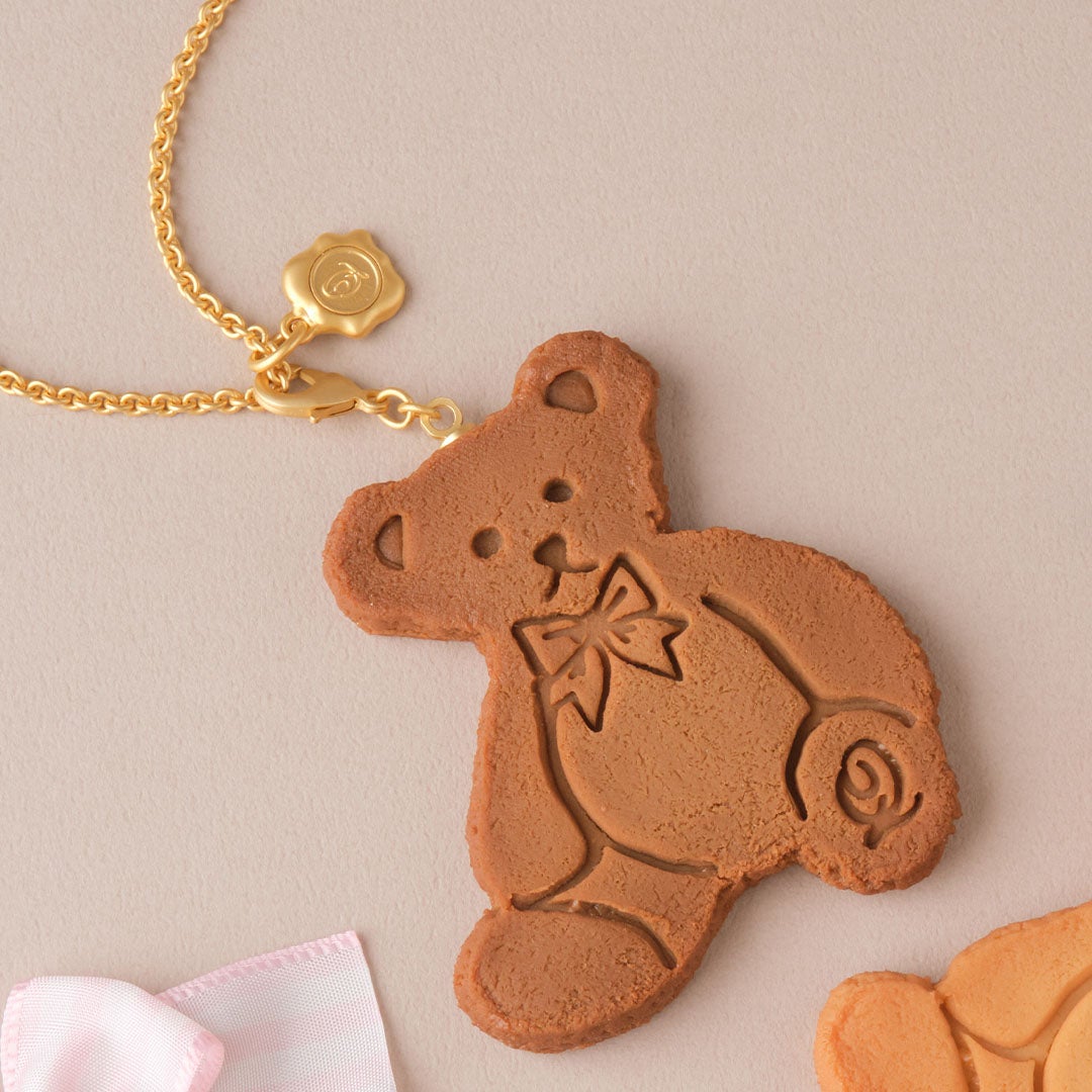 テディベア 焼きたてクッキー チャーム(キャラメル) | Q-pot. ONLINE SHOP