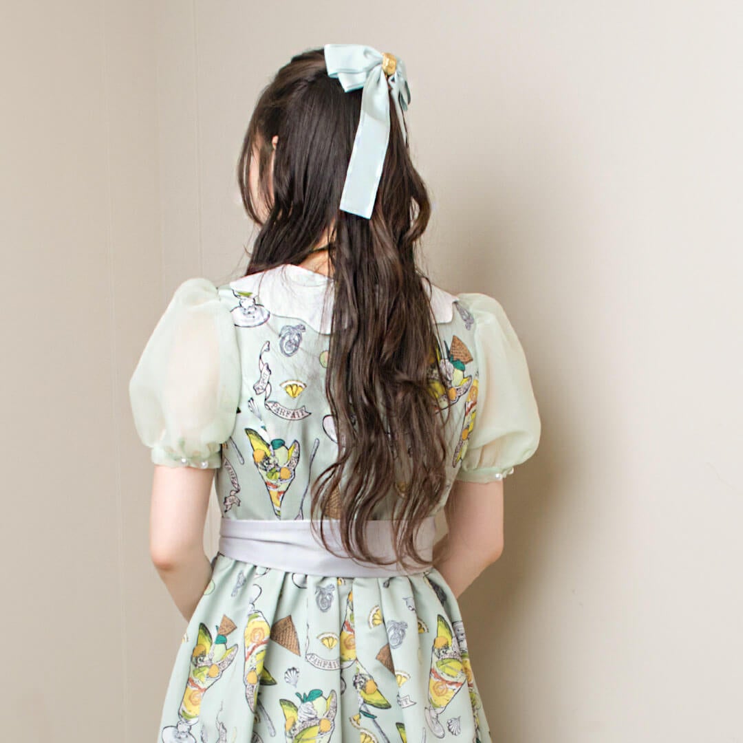 メロンパフェ パフスリーブドレス | Q-pot. ONLINE SHOP
