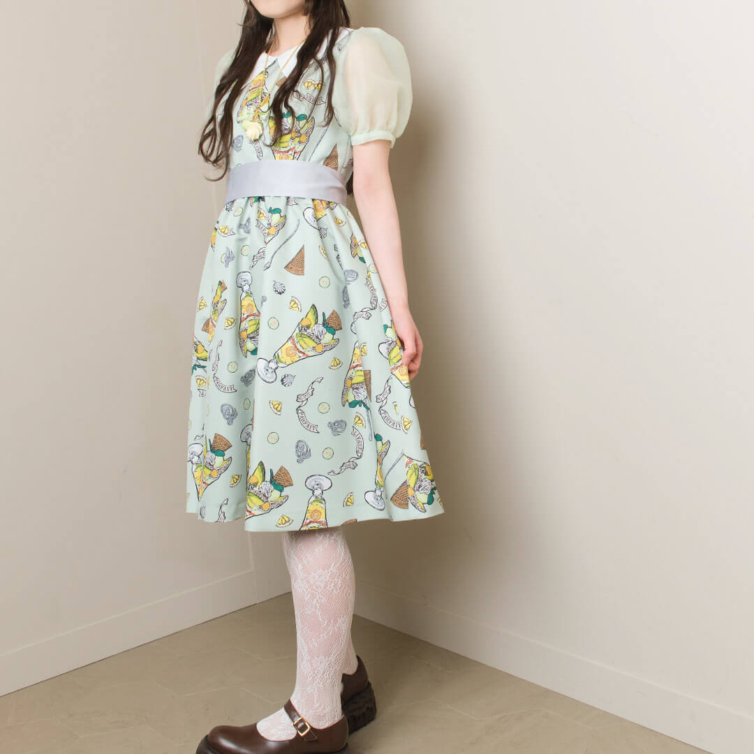 メロンパフェ パフスリーブドレス | Q-pot. ONLINE SHOP