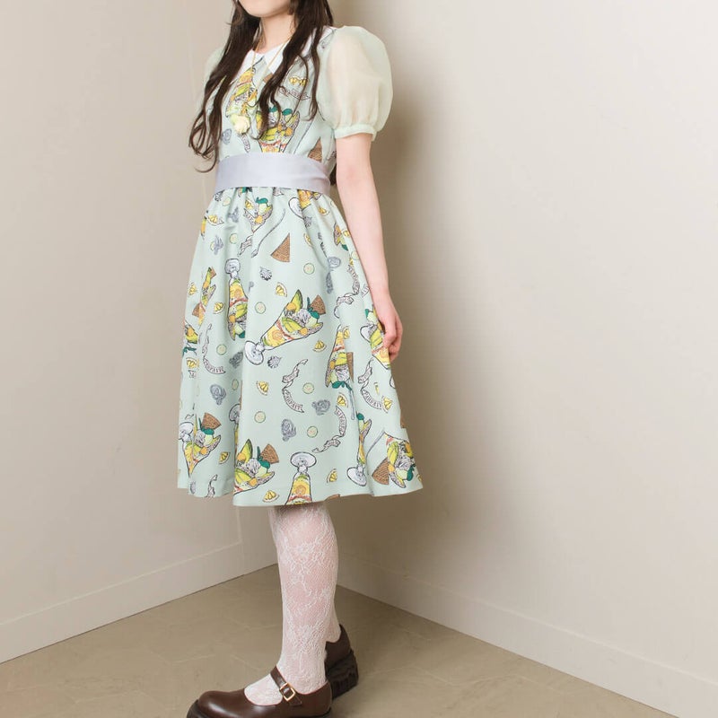メロンパフェ パフスリーブドレス | Q-pot. ONLINE SHOP