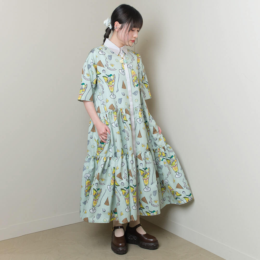 メロンパフェ シャツドレス | Q-pot. ONLINE SHOP