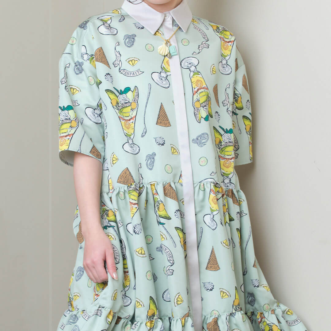 メロンパフェ シャツドレス | Q-pot. ONLINE SHOP