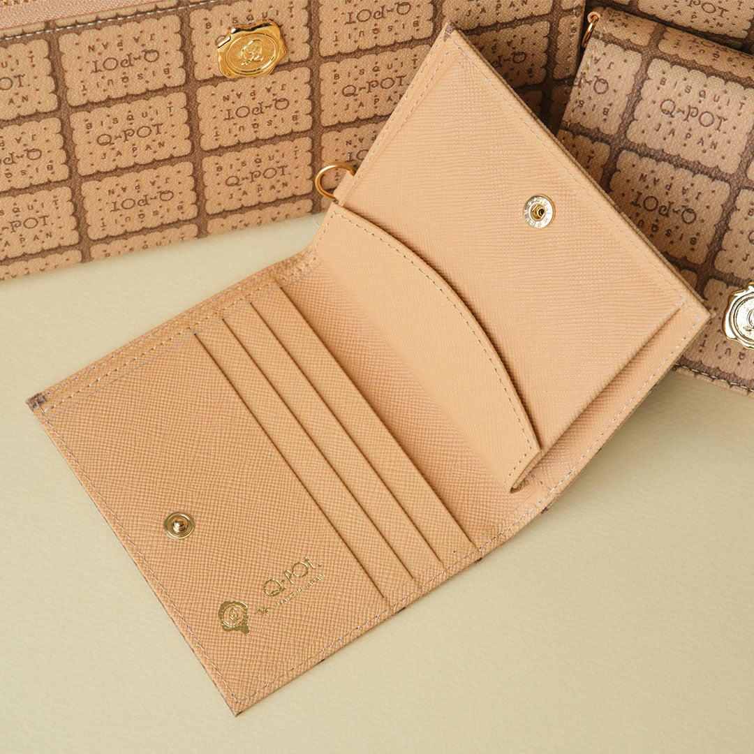 ミルクビスケット フラップ ショートウォレット（財布） | Q-pot