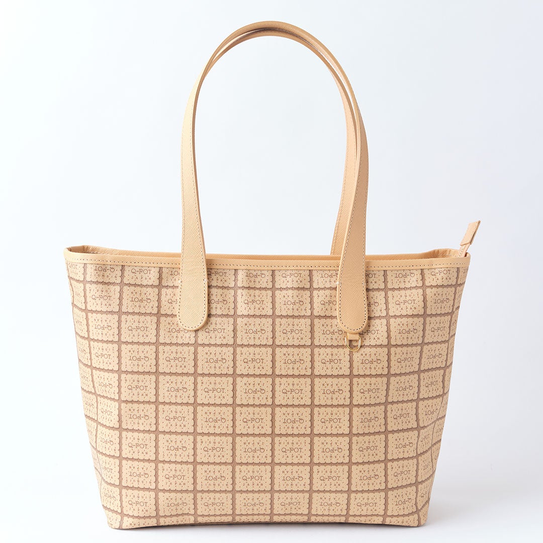ミルクビスケット ジップ トートバッグ | Q-pot. ONLINE SHOP