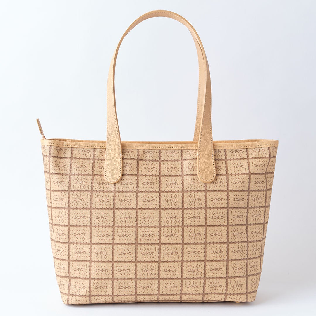 ミルクビスケット ジップ トートバッグ | Q-pot. ONLINE SHOP