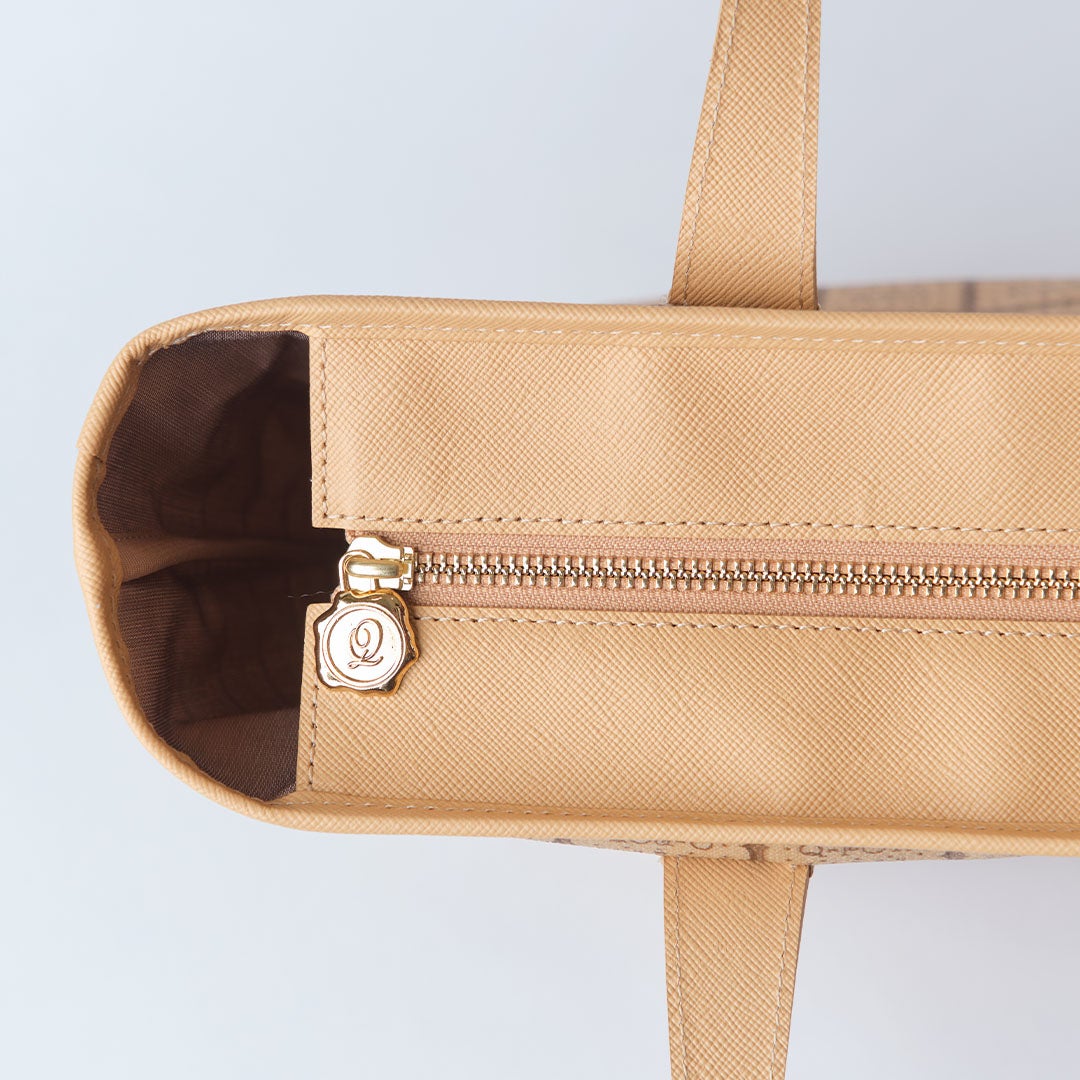 ミルクビスケット ジップ トートバッグ | Q-pot. ONLINE SHOP