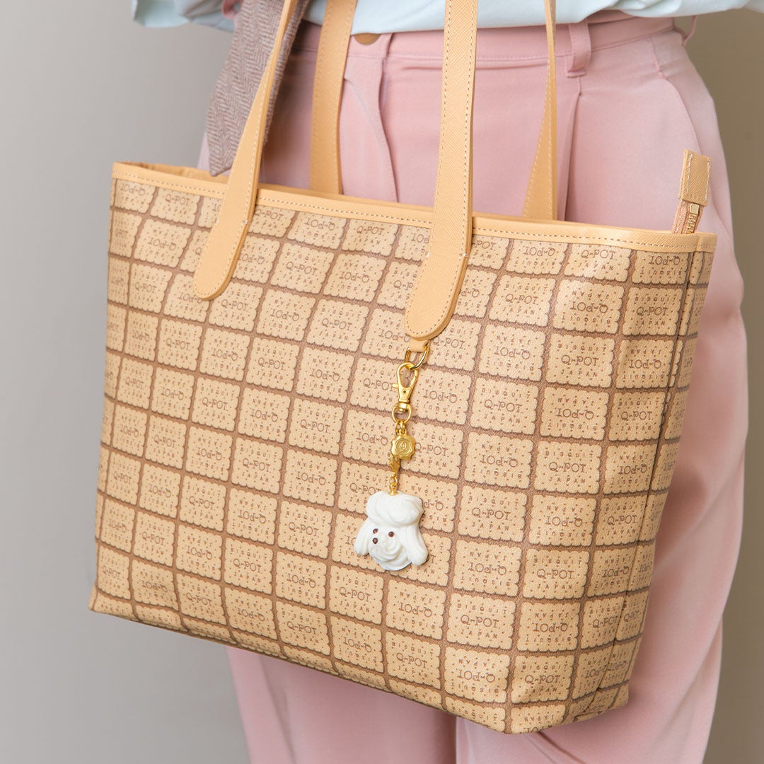 ミルクビスケット ジップ トートバッグ | Q-pot. ONLINE SHOP