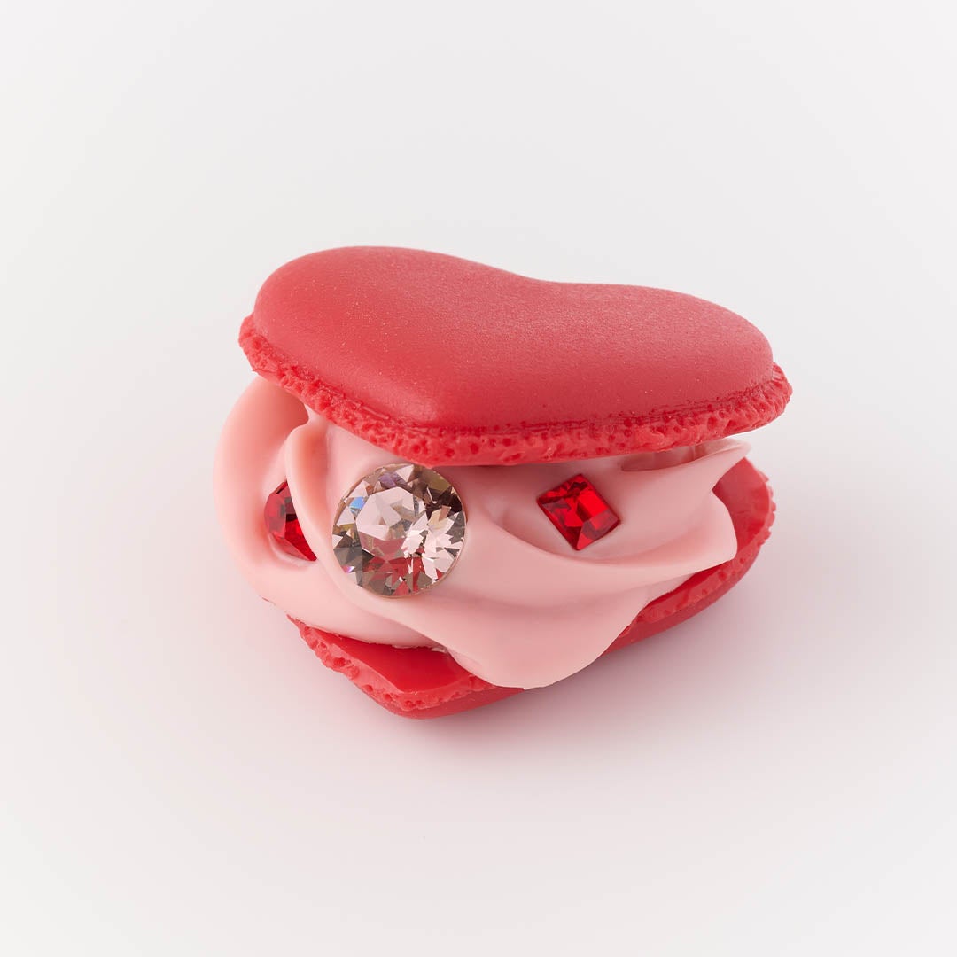 ☆ラブハート ストロベリーマカロン チャーム | Q-pot. ONLINE SHOP