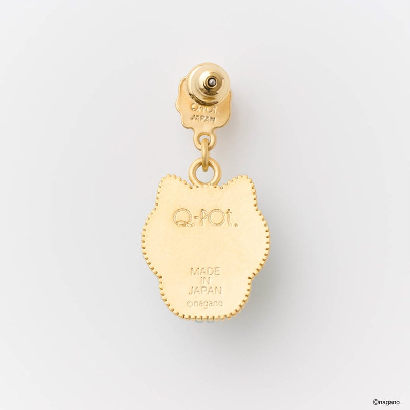 Q-pot. ちいかわ パートドゥフリュイ ピアス (ハチワレ)/片耳売り | Q 