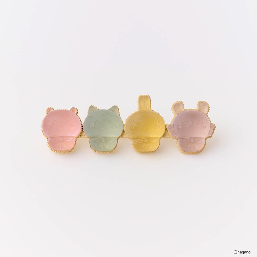 Q-pot. ちいかわ パートドゥフリュイ ブローチ (みんな) | Q-pot