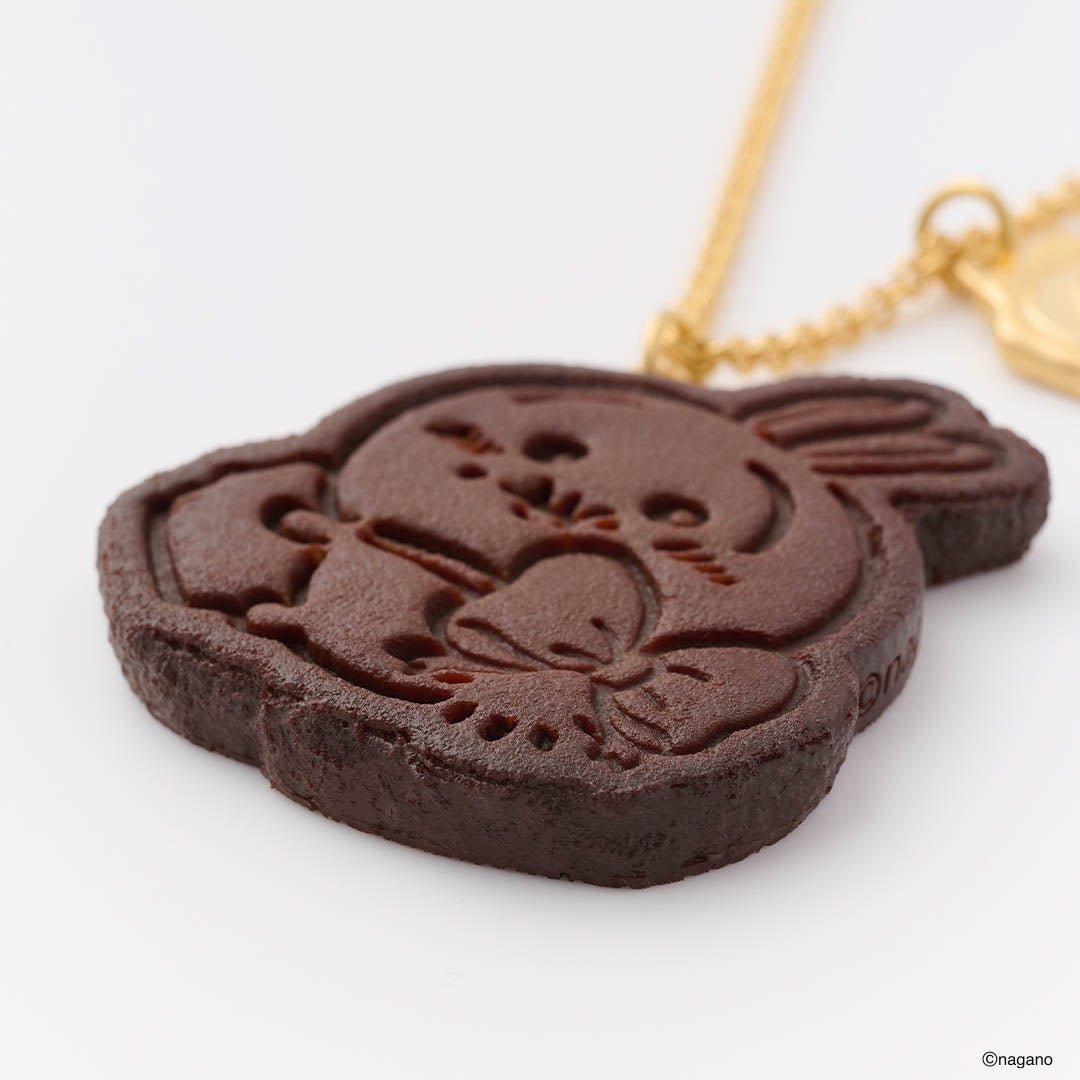 受注予約】Q-pot. ちいかわ チョコレートクッキー ネックレス（うさぎ