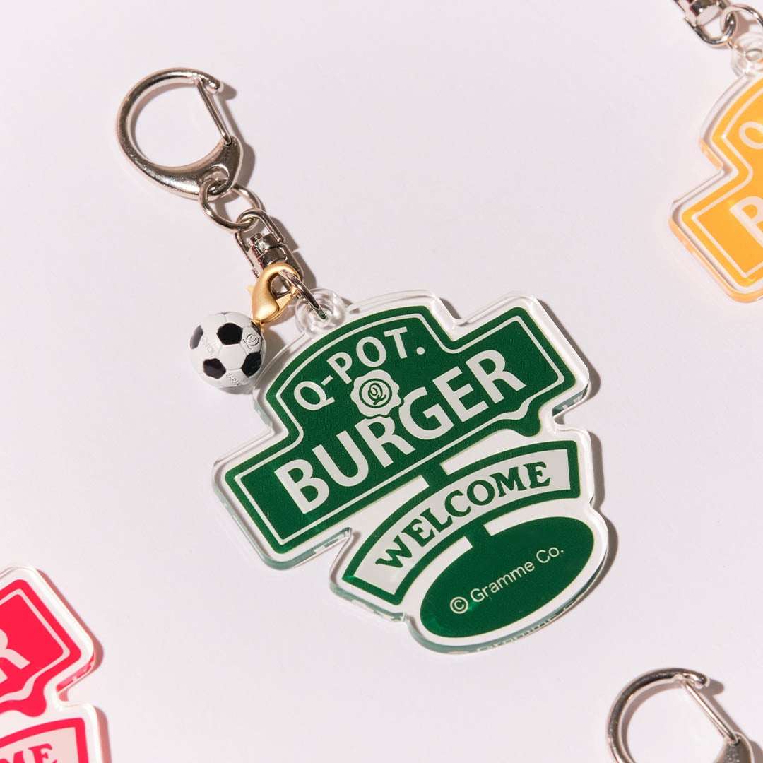6種コンプリート】バーガーアクリルキーホルダー | Q-pot. ONLINE SHOP