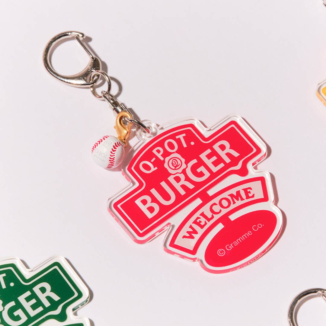 6種コンプリート】バーガーアクリルキーホルダー | Q-pot. ONLINE SHOP